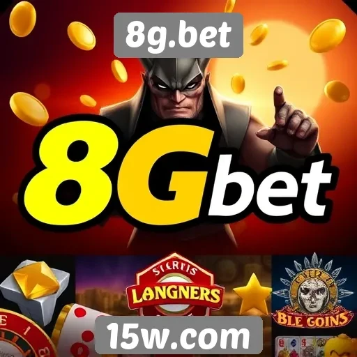 Variedade de jogos disponíveis na plataforma 8g.bet